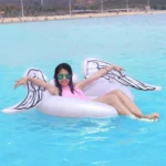 Φουσκωτό Στρώμα-Σωσίβιο Θαλάσσης Φτερά Αγγέλου 100x100εκ