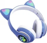 LED Bluetooth Ασύρματα On-Ear Ακουστικά Αυτιά Γάτας με Εναλλασσόμενο Φωτισμό - Wireless Cat Ear Headphones