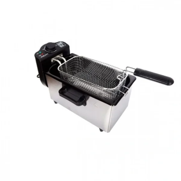 Ανοξείδωτη Φριτέζα Inox 3L 2000W Ταχείας Θέρμανσης SOKANY WJ-800