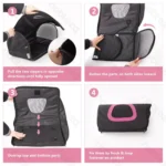 Τσάντα Μεταφοράς Κατοικιδίων Σκύλου - Γάτας Nobleza 34x21x22cm