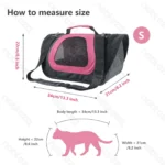 Τσάντα Μεταφοράς Κατοικιδίων Σκύλου - Γάτας Nobleza 34x21x22cm