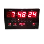 Ψηφιακό Ρολόι - Θερμόμετρο με Αισθητήρα Ήχου και Δόνησης