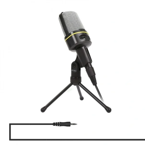 Μικρόφωνο με Τρίποδο-Professional Condenser Sound Recording Microphone with Tripod Holder