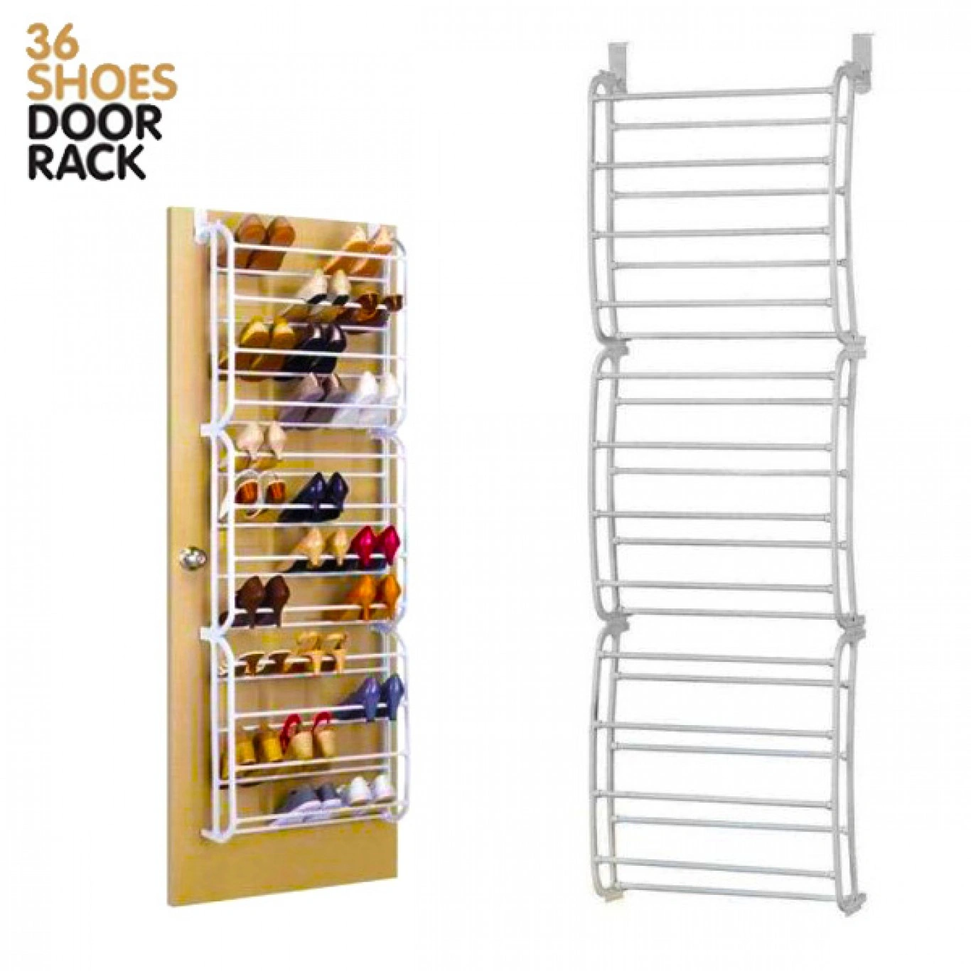 Κρεμαστή Παπουτσοθήκη Πόρτας 36 Ζευγαριών-Door Shoe Rack Κρεμαστή Παπουτσοθήκη Πόρτας 36 Ζευγαριών-Door Shoe Rack