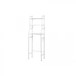 Μεταλλική Ραφιέρα Μπάνιου 3 Επιπέδων-Toilet Rack Stainless Steel- Λευκό