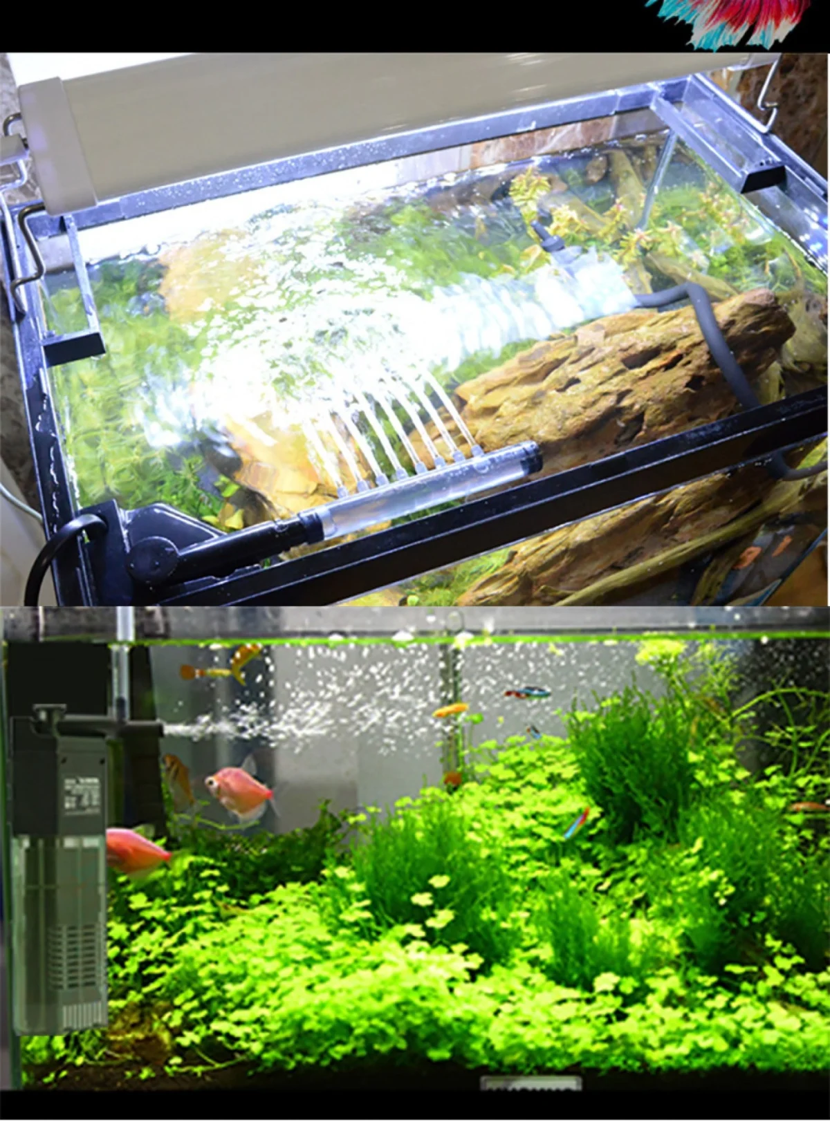 Εσωτερικό Φίλτρο Ενυδρείου 3 σε 1 Jeneca GLB-1000 220l/h