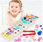 Ξύλινη λογαριθμική πλάκα 3in1 Beaded Logarithmic Plate