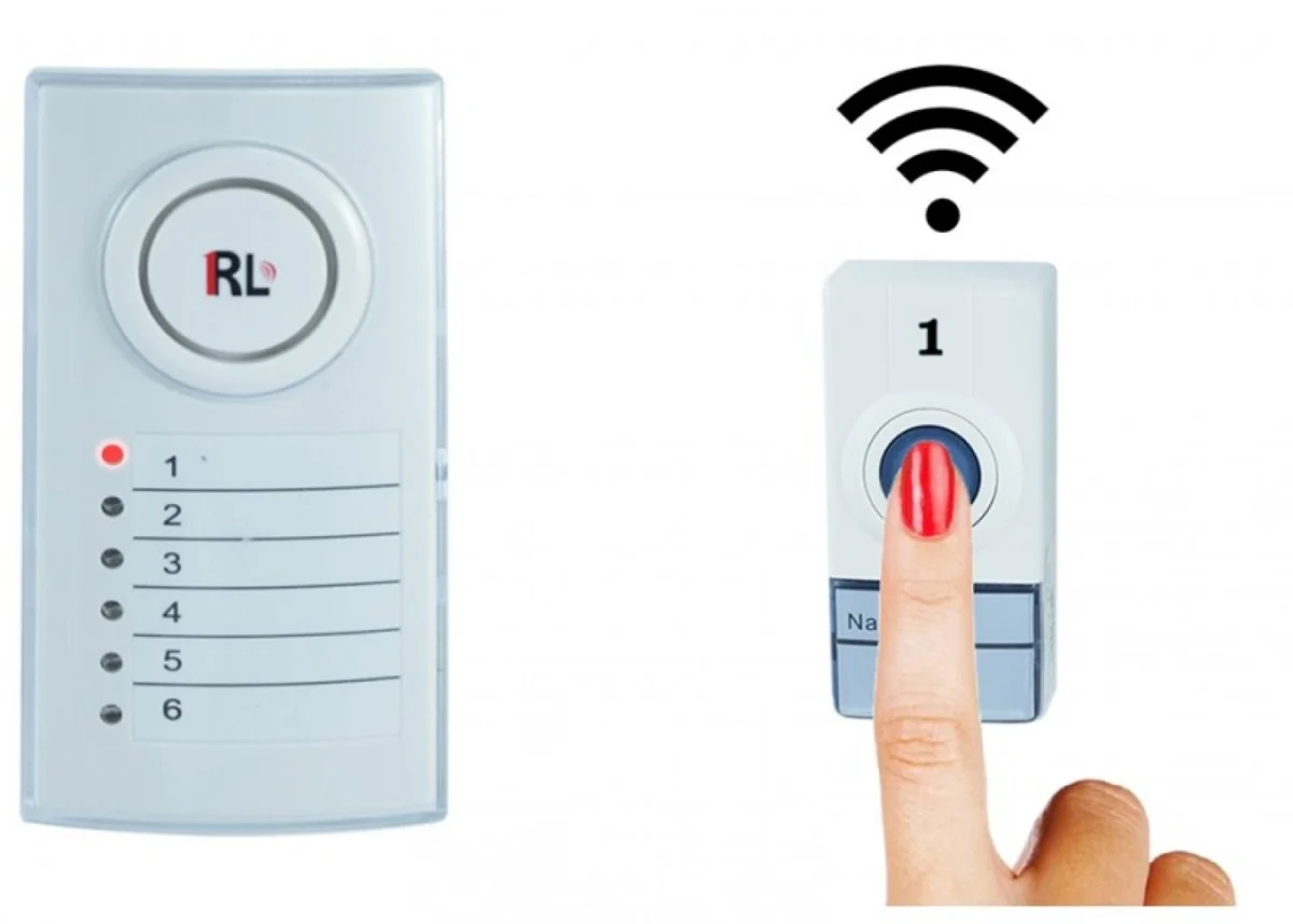 Αδιάβροχο Ασύρματο Κουδούνι Μπαταρίας 50μ 803D