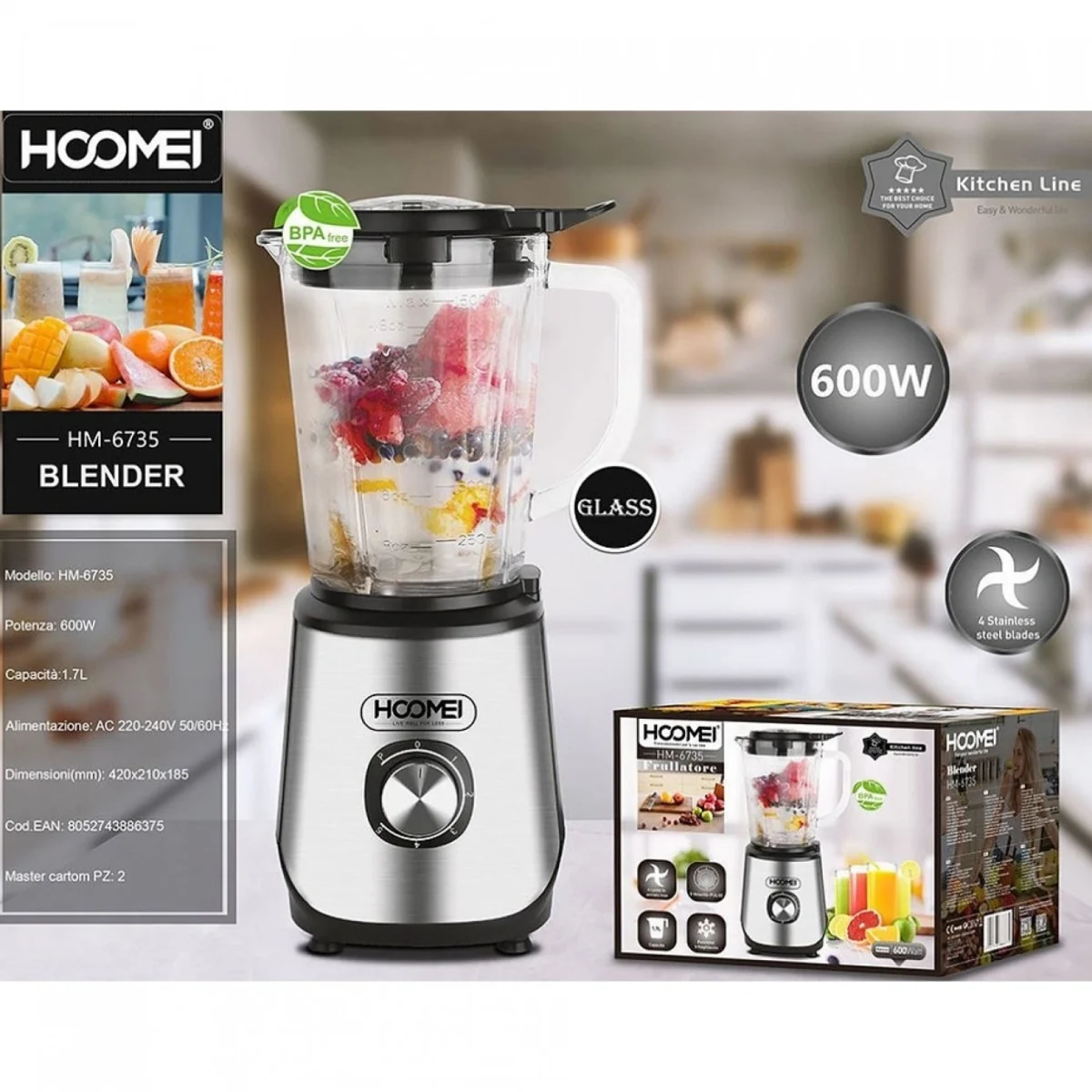 Μπλεντερ - Blender Hoomei HM-6735