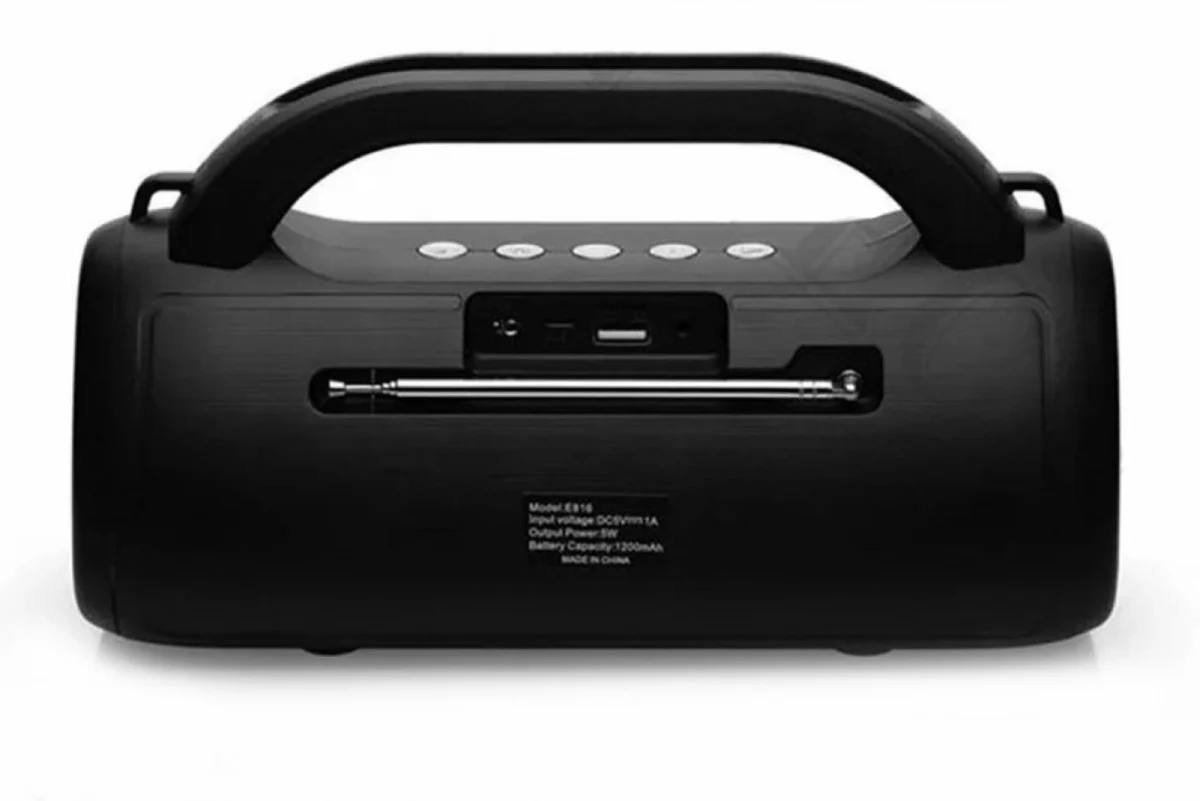 Ασύρματο Ηχείο Bluetooth με Βάση για το Κινητό και Φακό Led E816