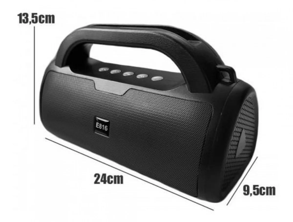 Ασύρματο Ηχείο Bluetooth με Βάση για το Κινητό και Φακό Led E816