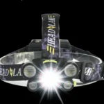 Διπλός Φακός Κεφαλής με 8 LED & Οπίσθια Φώτα Ποδηλάτου DR-8816 Υψηλής φωτεινότητας με Zoom - USB Επαναφορτιζόμενος Headlamp with Backhead Light