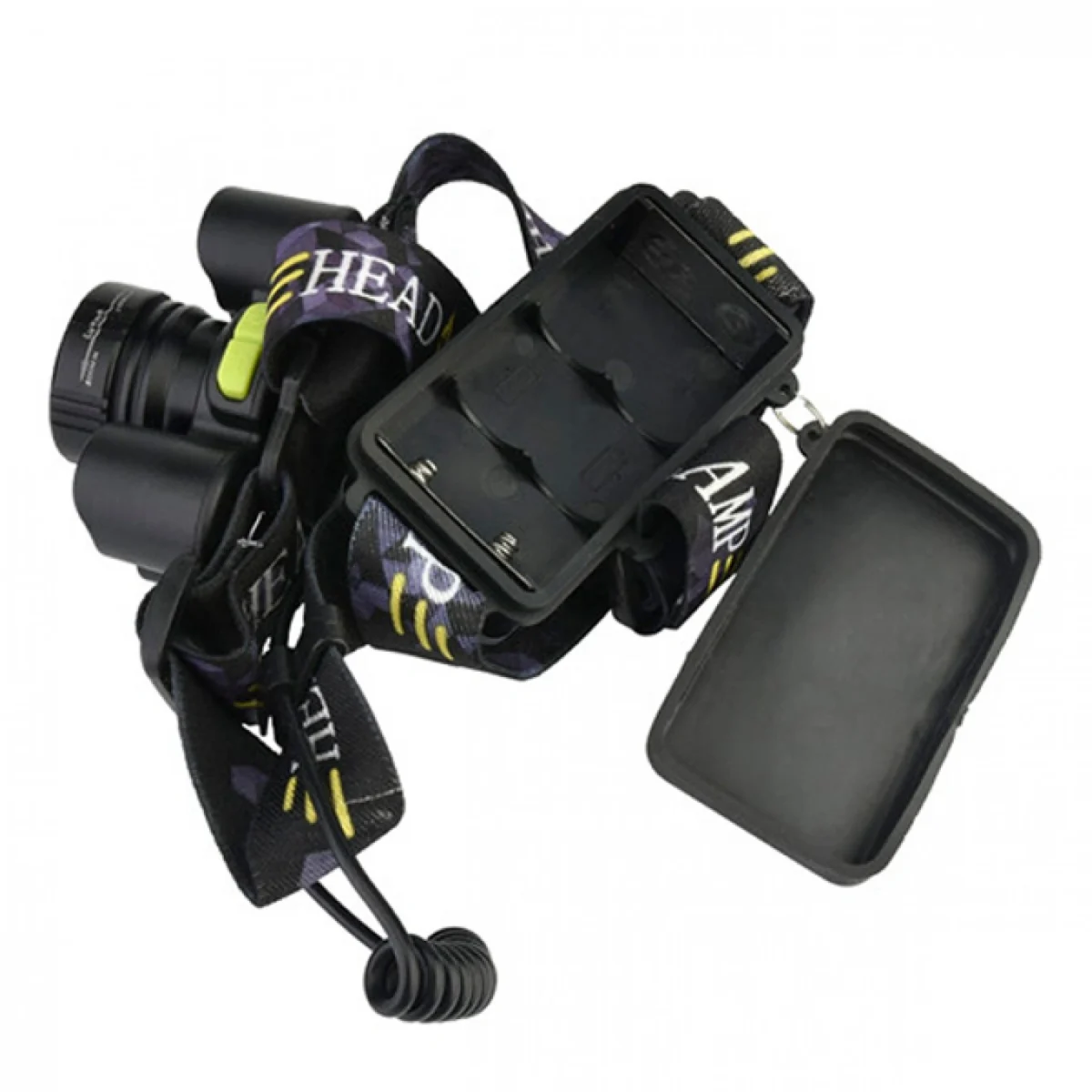 Διπλός Φακός Κεφαλής με 8 LED & Οπίσθια Φώτα Ποδηλάτου DR-8816 Υψηλής φωτεινότητας με Zoom - USB Επαναφορτιζόμενος Headlamp with Backhead Light