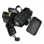 Διπλός Φακός Κεφαλής με 8 LED & Οπίσθια Φώτα Ποδηλάτου DR-8816 Υψηλής φωτεινότητας με Zoom - USB Επαναφορτιζόμενος Headlamp with Backhead Light