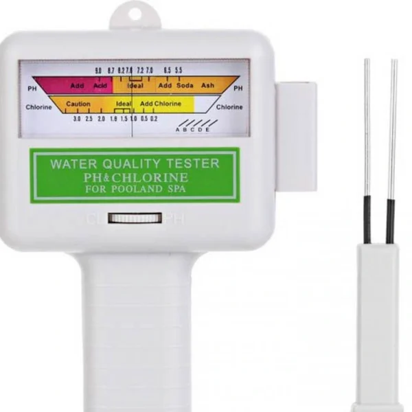 Ηλεκτρονικό Τεστ Πισίνας - Όργανο Μέτρησης Ποιότητας Νερού - pH & Χλωρίου - Swimming Pool Water Tester