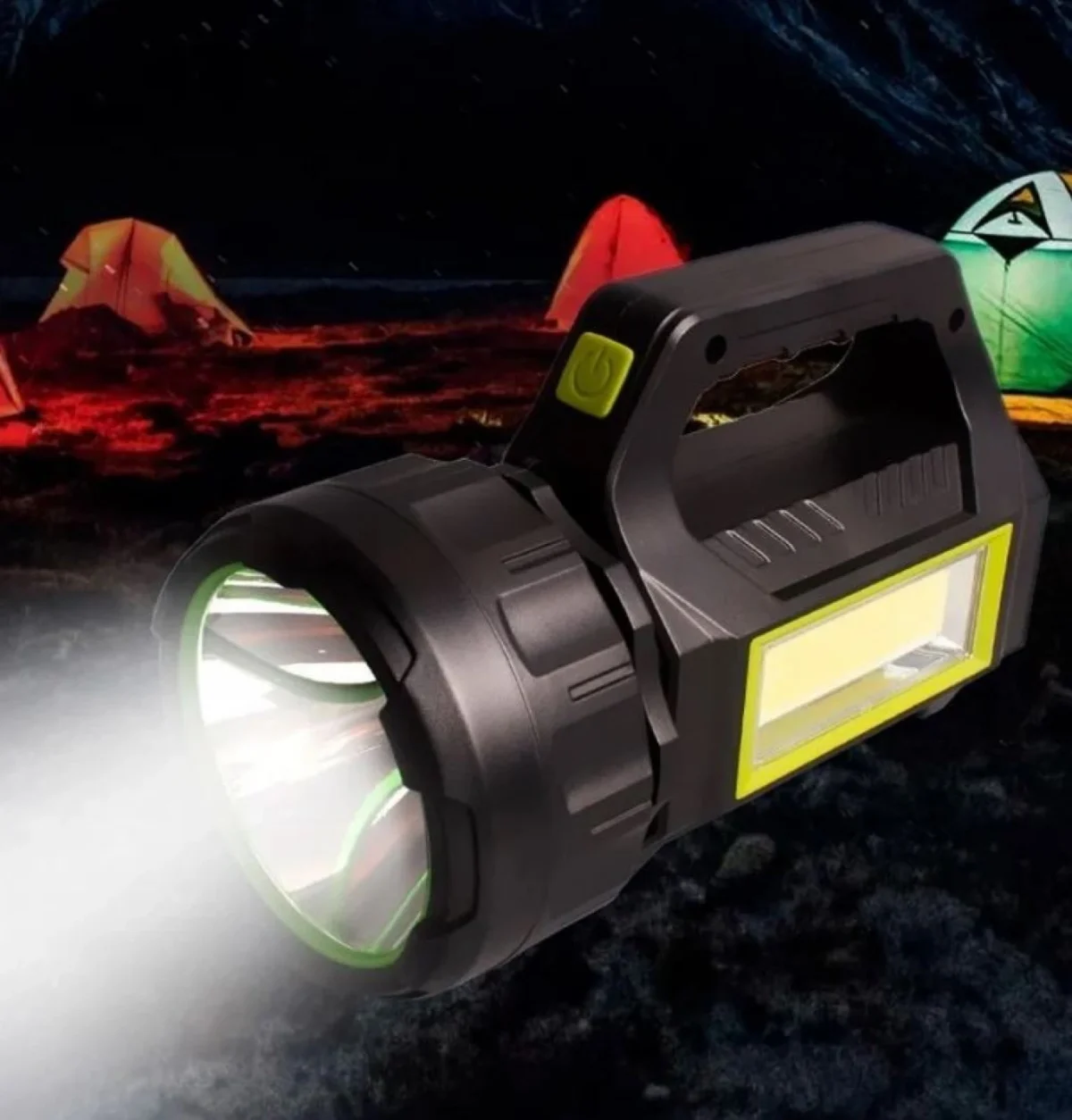 Φακός Επαναφορτιζόμενος Προβολέας & Φωτιστικό με Ηλιακή Φόρτιση HEL-T95