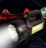 Φακός Επαναφορτιζόμενος Προβολέας & Φωτιστικό με Ηλιακή Φόρτιση HEL-T95