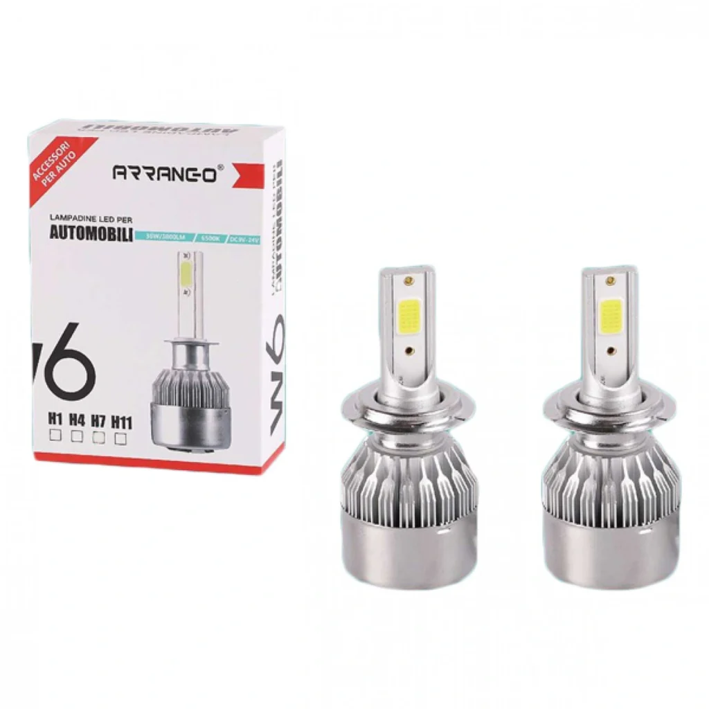 Σετ 2 Τεμάχια Led Λάμπες W6 Αυτοκινήτου SMD 35W H1 3800lm - Led Headlight