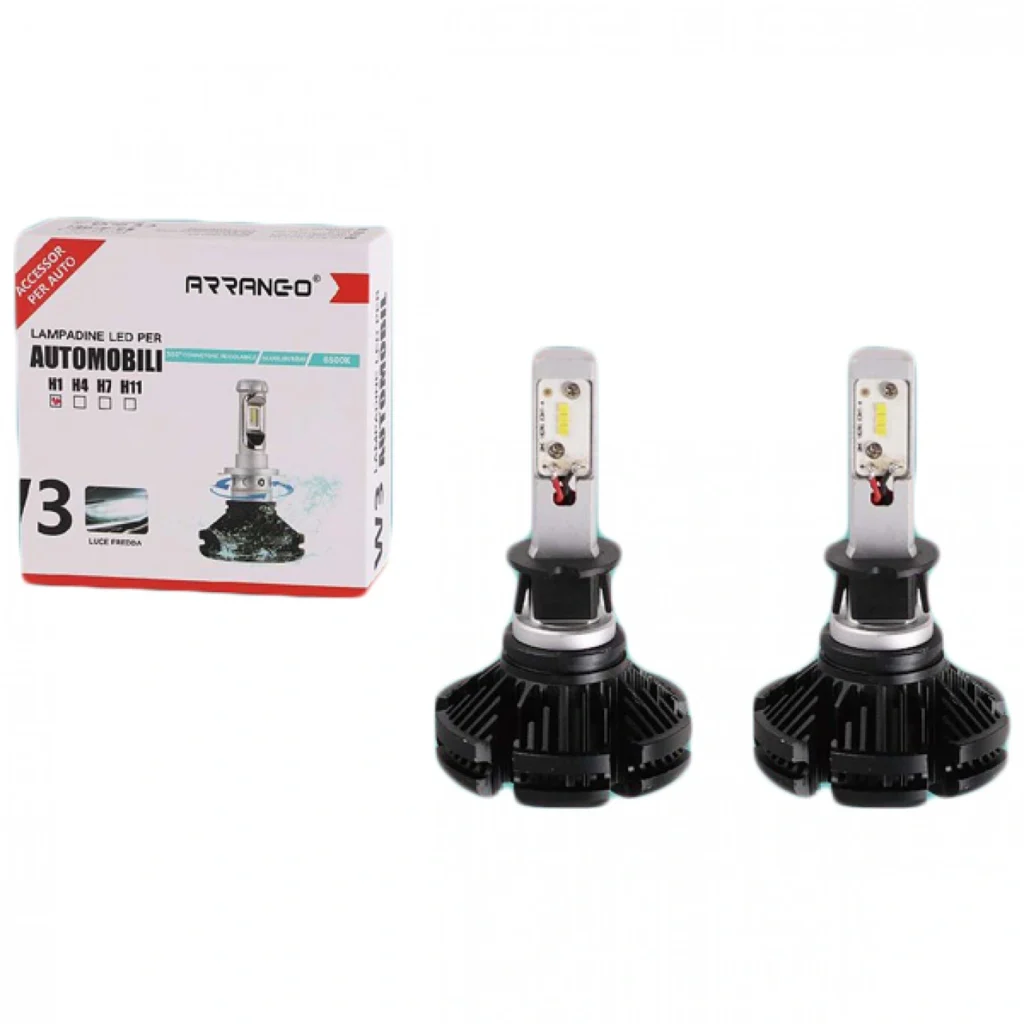 Σετ 2 Τεμάχια Led Λάμπες W3 Αυτοκινήτου SMD 48W H1 5000lm - Led Headlight