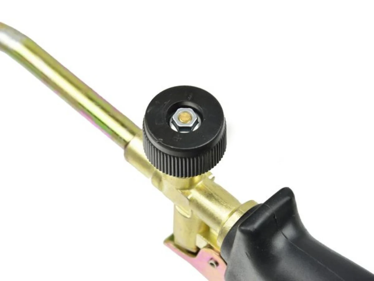 Φλόγιστρο Αερίου GEKO με Μπουρού, 3 Ακροφύσια 25/35/50mm & Βαλβίδα Ελέγχου Ροής