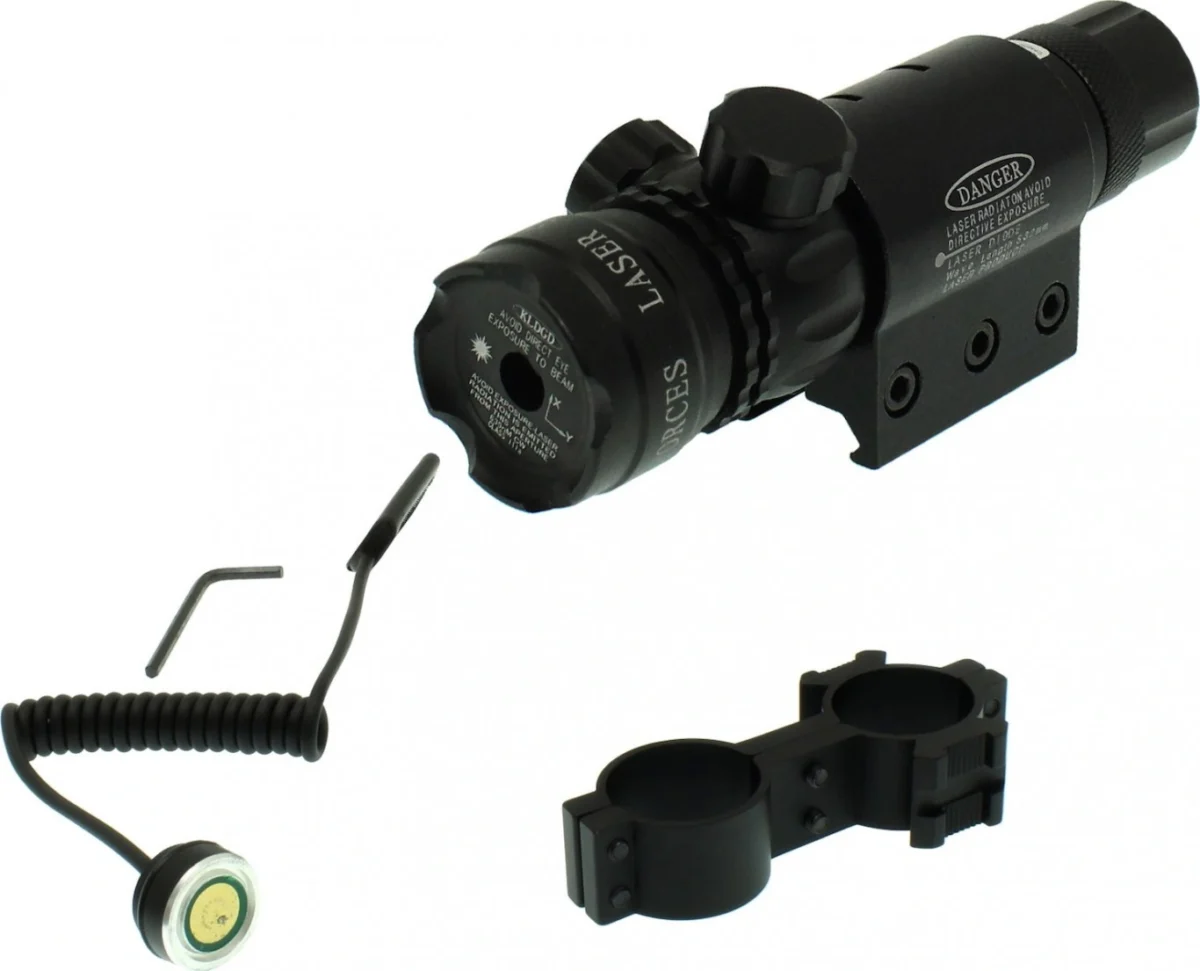 Λέιζερ Σκοπευτικό για Ράγες Όπλου για Στόχευση & Σκοποβολή - Gun Laser Sight 5mW YX-803G
