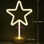 Φωτιστικό Led Neon Χριστουγεννιάτικο Αστέρι 31cm