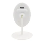 Επαναφορτιζόμενος Οβάλ Καθρέπτης Μακιγιάζ με Στρογγυλή Βάση & Φωτισμό LED USB Andowl Q-T101