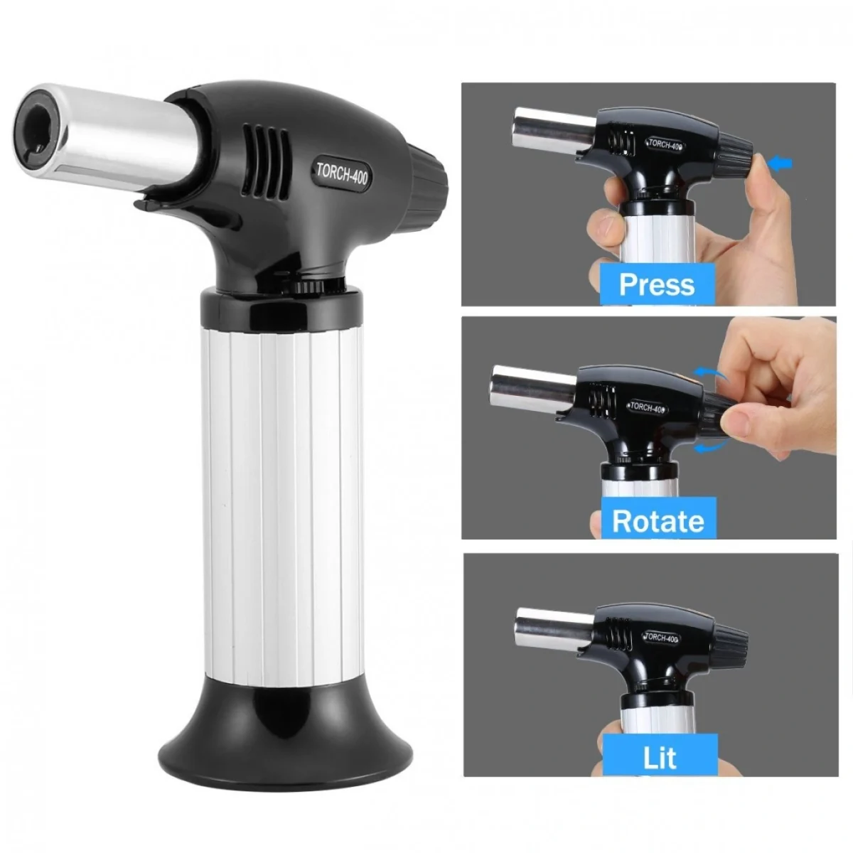 Φλόγιστρο - Καμινέτο Ζαχαροπλαστικής & Κοσμημάτων Υψηλής Ισχύος Silver Match