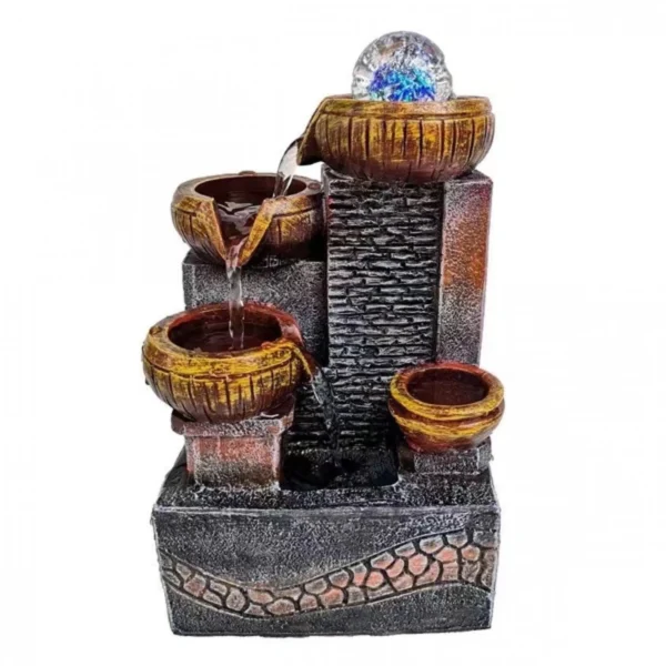 Συντριβάνι με Βαρέλι και Κιούπια 29x18x14εκ