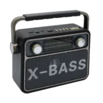 Retro Φορητό Επαναφορτιζόμενο Ραδιόφωνο CMIK MK-120 Multimedia Ηχείο MP3 Player με Bluetooth, USB, SD, AUX, FM Radio