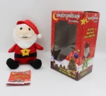 XMAS Starry Teddy Προτζέκτορας Αστεριών, Λούτρινος Άγιος Βασίλης Santa Claus 30cm & Νυχτερινό Φωτιστικό LED Νανουρίσματος - Huggable Night Light