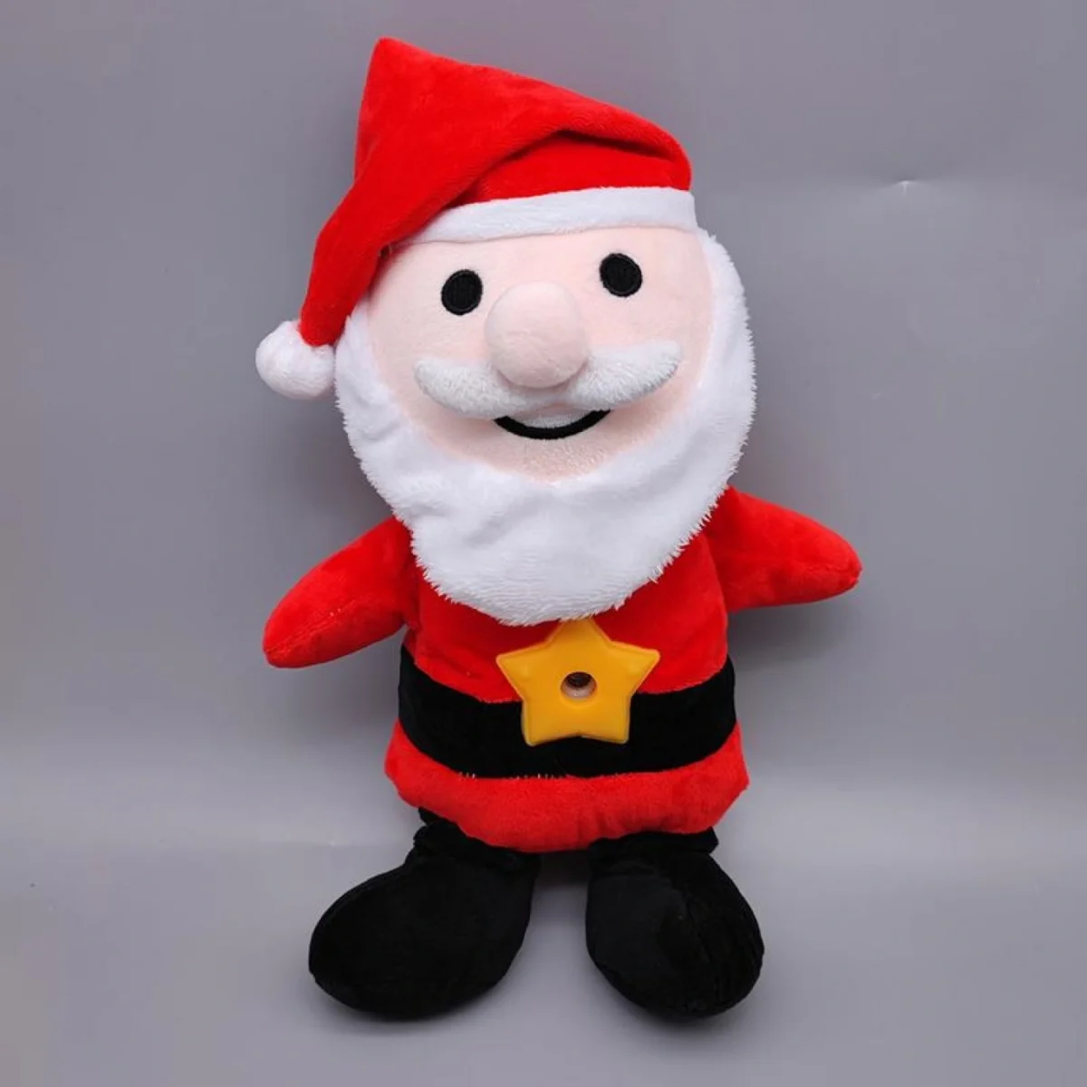 XMAS Starry Teddy Προτζέκτορας Αστεριών, Λούτρινος Άγιος Βασίλης Santa Claus 30cm & Νυχτερινό Φωτιστικό LED Νανουρίσματος - Huggable Night Light