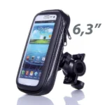 Αδιάβροχη Βάση - Θήκη Μηχανής-Ποδηλάτου για Κινητά, Smartphone, GPS & iPhone έως 6,3'' Fly 53570