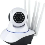 Ασύρματη IP WiFi/Ethernet Κάμερα HD Pan/Tilt με Νυχτερινή Λήψη, Ανιχνευτή Κίνησης, Ειδοποίηση στο Κινητό, Μικρόφωνο, Ηχείο, Σειρήνα, 5 Κεραίες