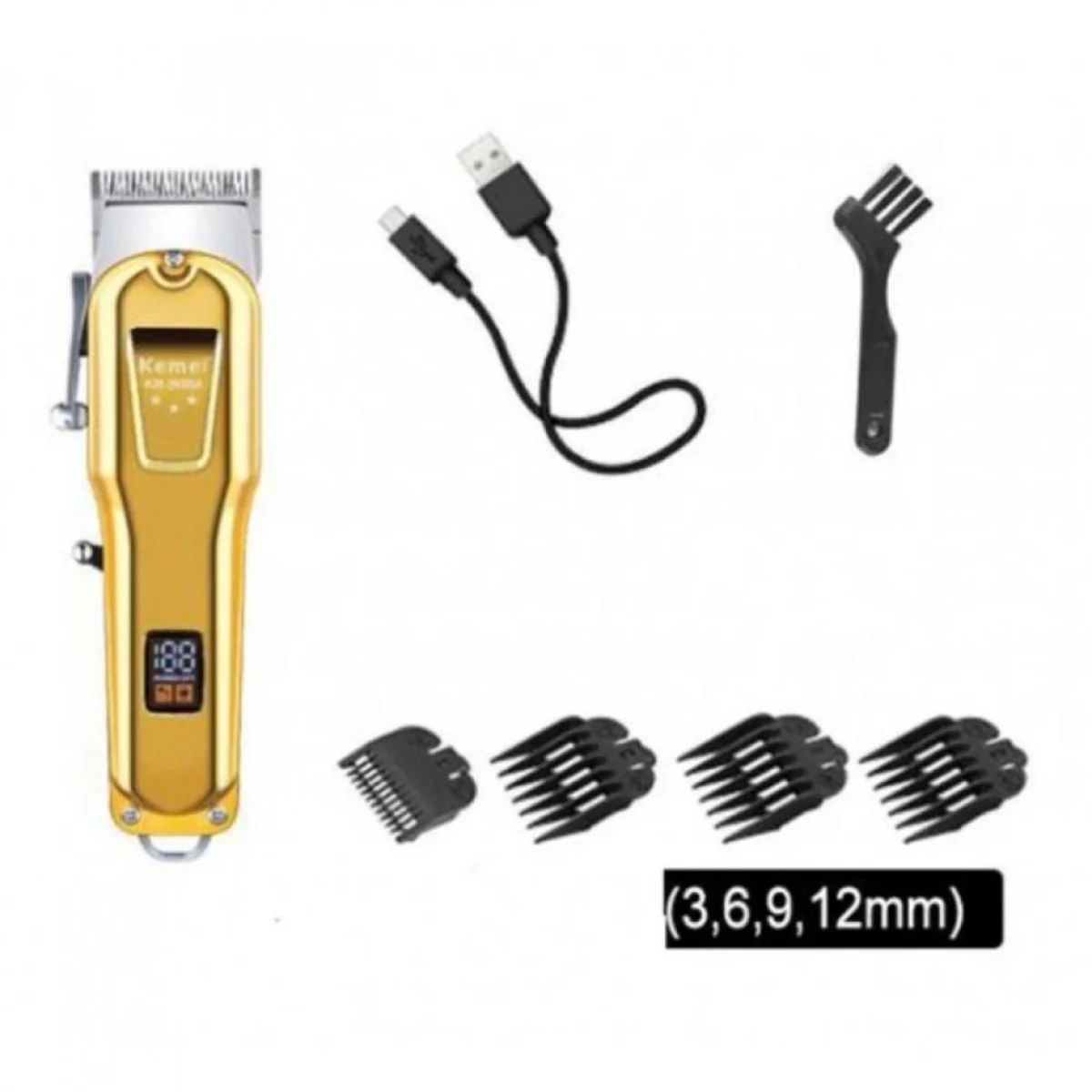 Επαναφορτιζόμενη Επαγγελματική Κουρευτική Μηχανή KEMEI KM-2600A