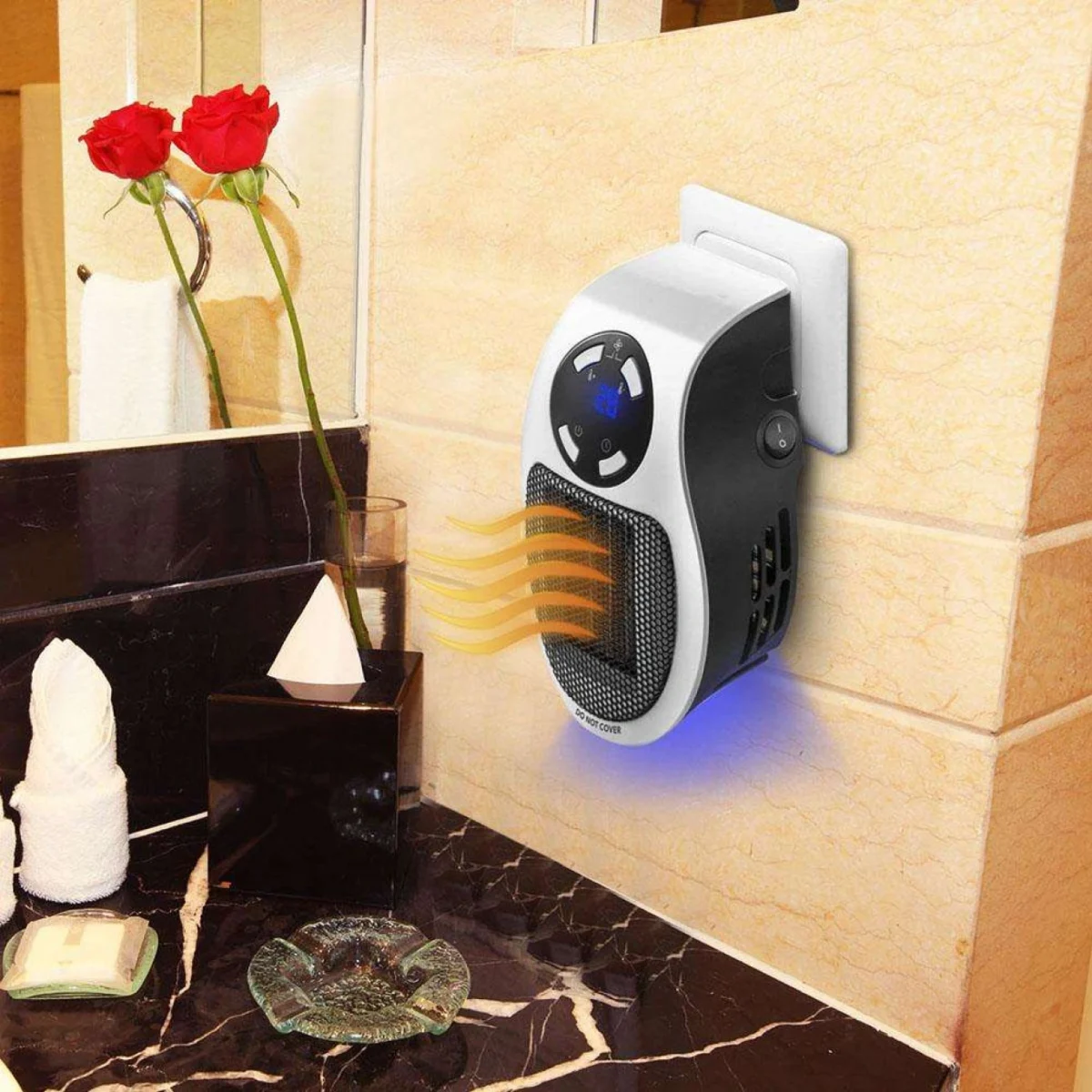 Hoomei ΗΜ-8822 Κεραμικό Αερόθερμο Τοίχου 500W