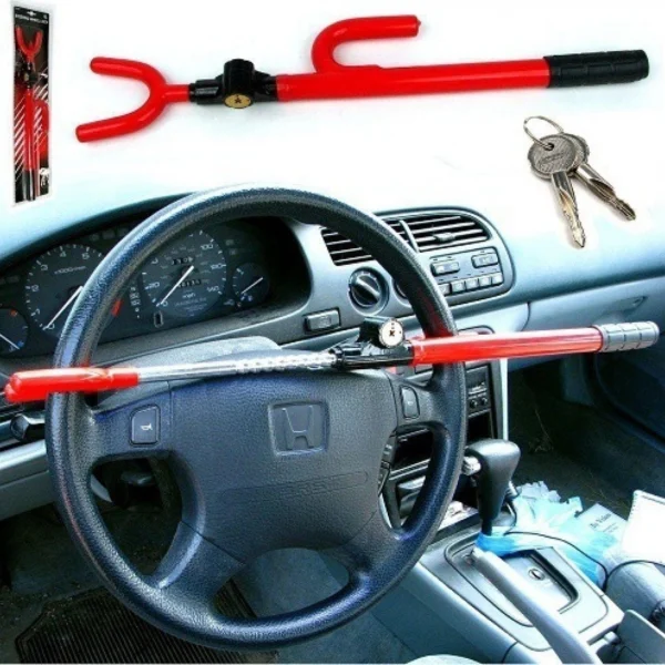 Αντικλεπτικό Μπαστούνι για το Τιμόνι του Αυτοκινήτου Heavy Duty