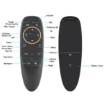 Voice Control Ασύρματο Τηλεχειριστήριο Ποντίκι Τηλεόρασης 2.4 GHz - IR Learning Voice Air Mouse Remote Control with USB