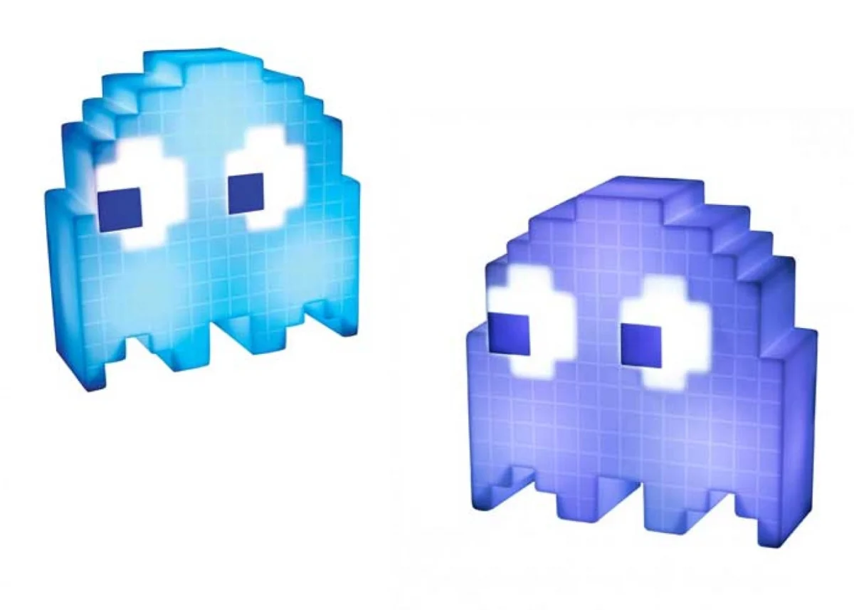 Pac Man Ghost Light Φωτιστικό με 16 Εναλλαγές Χρωμάτων USB
