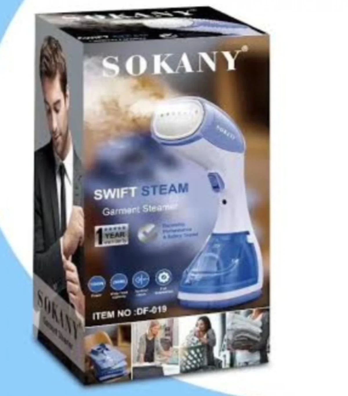 Ισχυρός Ατμοκαθαριστής DF-019 – Σύστημα Ατμού για Καθαριότητα και Απολύμανση 1500w Sokany®
