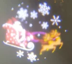 Χριστουγεννιάτικος Νυχτερινός Φωτισμός με 4 Θέματα - Remoted Led Slides Projector