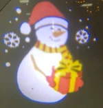 Χριστουγεννιάτικος Νυχτερινός Φωτισμός με 4 Θέματα - Remoted Led Slides Projector