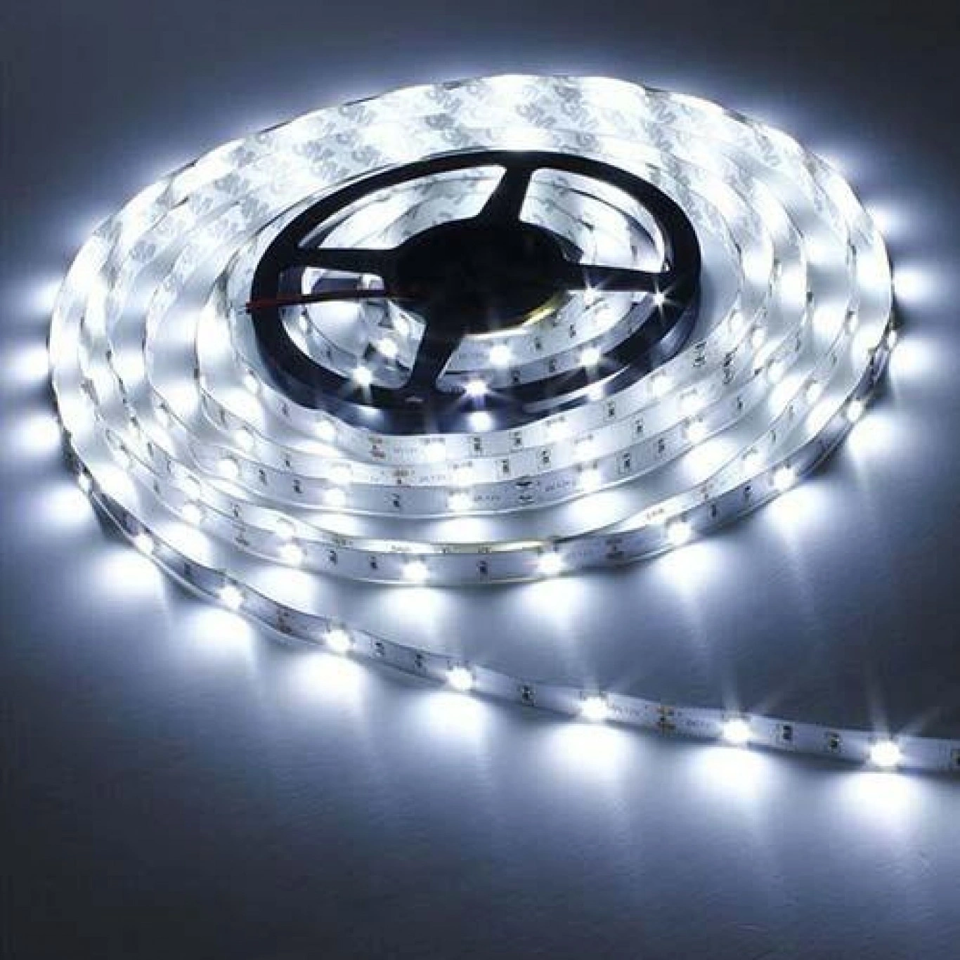 Πλήρες Σετ 5 μέτρων LED Cool White Εύκαμπτης Αδιάβροχης Αυτοκόλλητης Ταινίας 60SMD 4,8W/m 12V Super Bright με τροφοδοτικό Πλήρες Σετ 5 μέτρων LED Cool White Εύκαμπτης Αδιάβροχης Αυτοκόλλητης Ταινίας 60SMD 4,8W/m 12V Super Bright με τροφοδοτικό