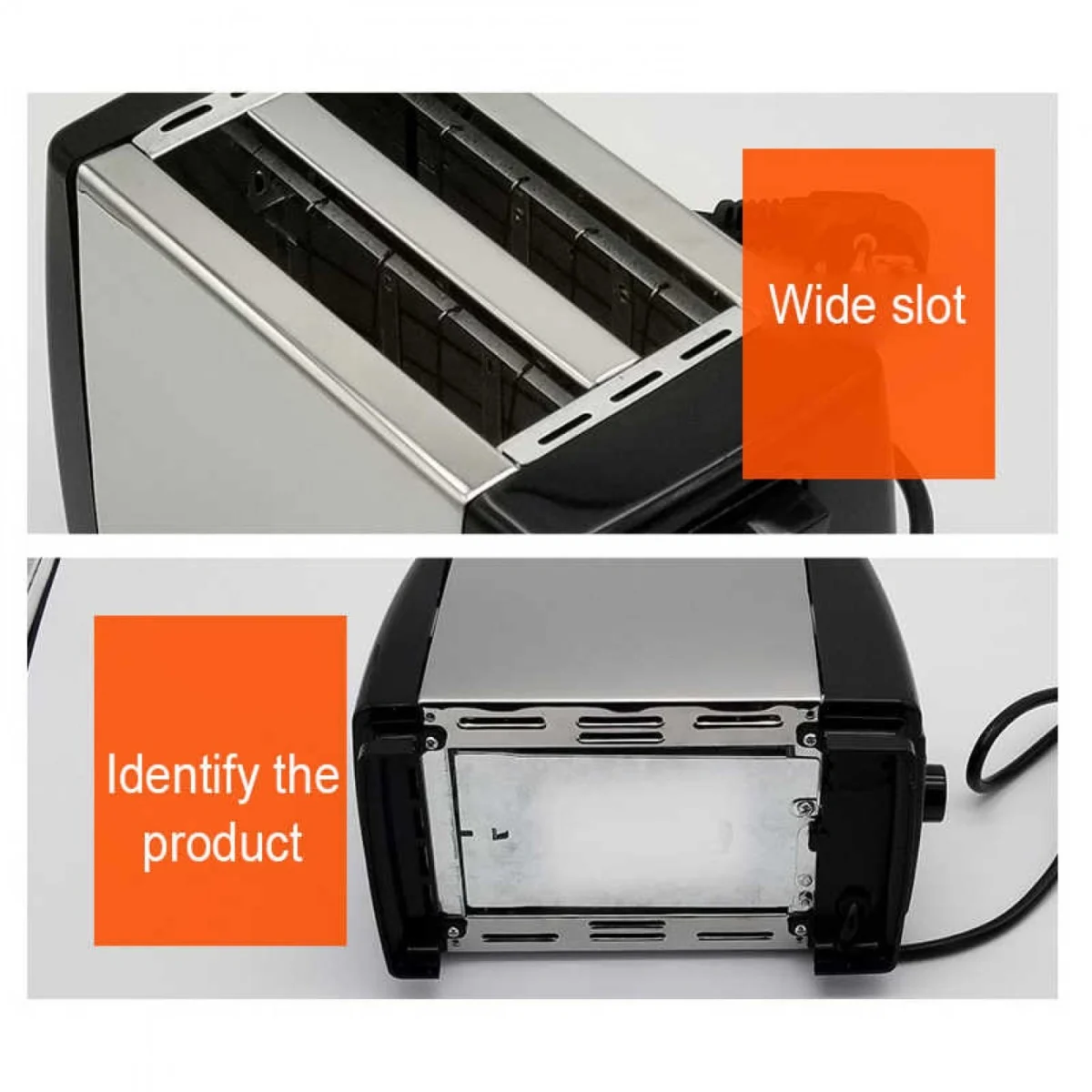 Ανοξείδωτη Φρυγανιέρα 2 Θέσεων Sokany SK-016S 700W με 6 Επίπεδα Ψησίματος