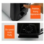 Ανοξείδωτη Φρυγανιέρα 2 Θέσεων Sokany SK-016S 700W με 6 Επίπεδα Ψησίματος