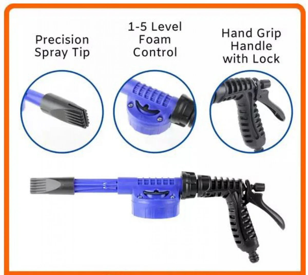 Πιεστικό Νερού με Δοχείο Σαπουνιού Carwash Rocket