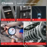 Επαγγελματικό Ψηφιακό Διαγνωστικό Αυτοκινήτου OBDII-EOBD για Mercedes Benz με Καλώδιο και Έγχρωμη Οθόνη TFT Konnwei KW460