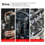 Επαγγελματικό Ψηφιακό Διαγνωστικό Αυτοκινήτου OBDII-EOBD για Mercedes Benz με Καλώδιο και Έγχρωμη Οθόνη TFT Konnwei KW460