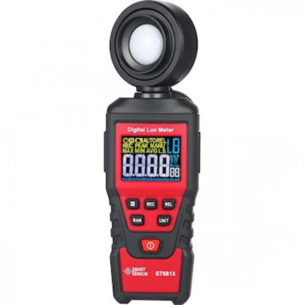 Ψηφιακός Μετρητής Φωτεινότητας-Φωτόμετρο Χειρός με LCD Έγχρωμη Οθόνη ST-6813 Smart Sensor