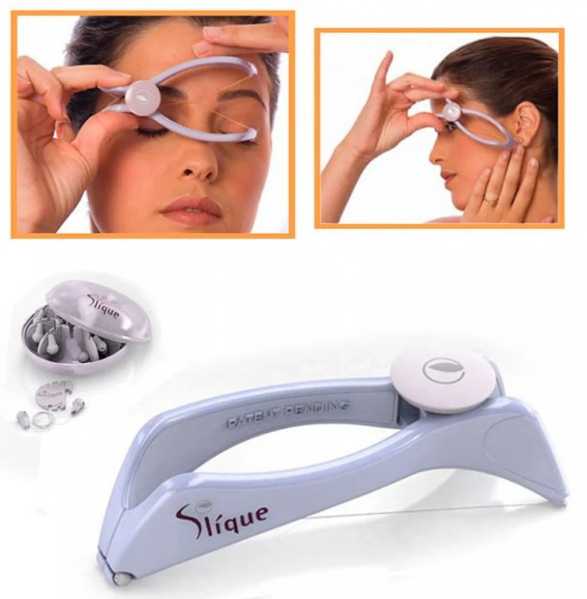 Συσκευή Αποτρίχωσης με τη μέθοδο της κλωστής-Slique Hair Threading